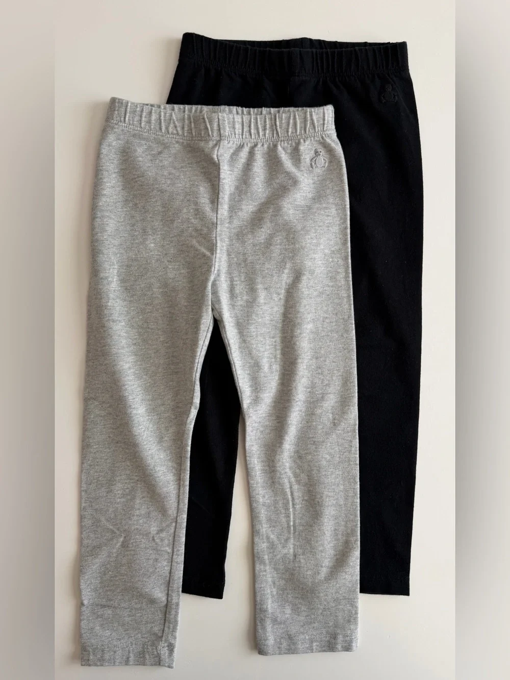 Baby GAP Brannan's Favorites 3 year old legging bundle basics- light grey, black
